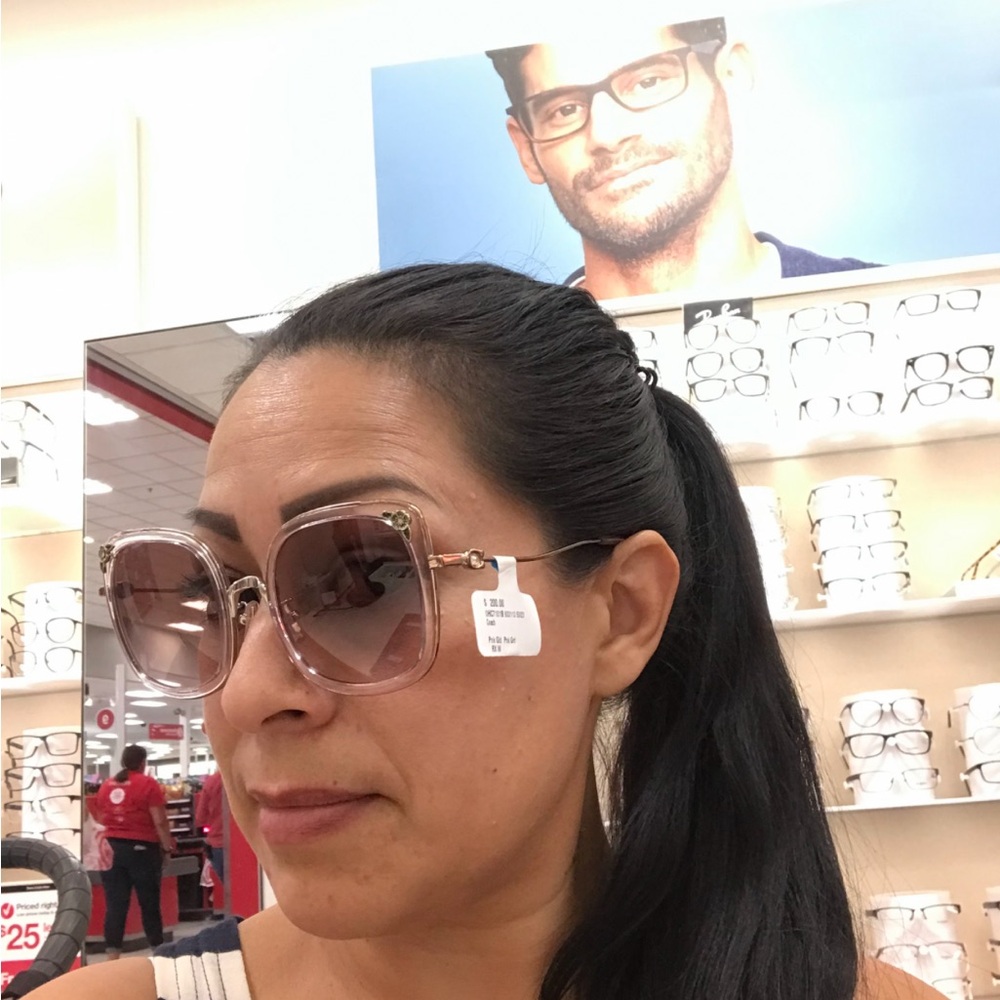 Coach Women's Sunglasses - Gold and Brown